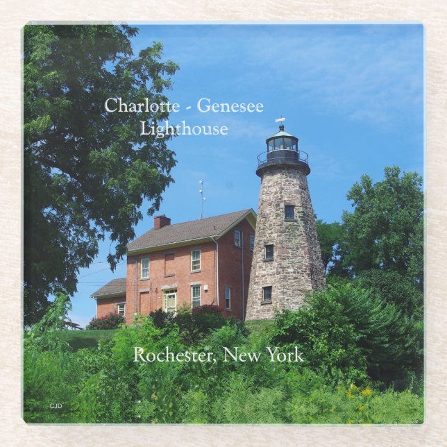 Charlotte - Genesee Lighthouse Untersetzer (Vorderseite)