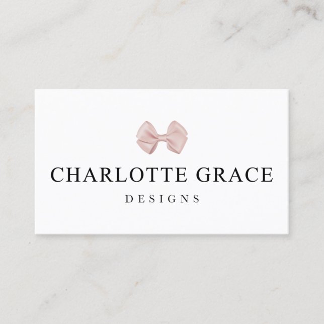Charlotte Grace Visitenkarte (Vorderseite)