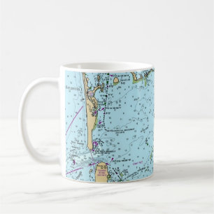 Charlotte Harbor Florida Seekarte Kaffeetasse