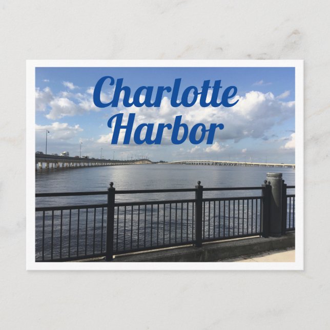 Charlotte Harbor Punta Gorda Florida Postkarte (Vorderseite)