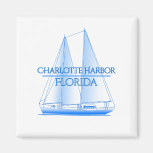 Charlotte Harbour Coastal Nautical Segelschiff Magnet
