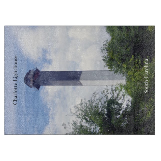 Charlotte Lighthouse-Schneidebrett Schneidebrett (Vorderseite)
