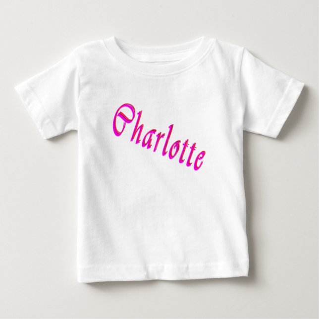 Charlotte-Logo, Baby T-shirt (Vorderseite)