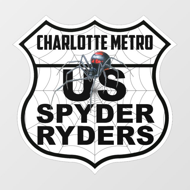 Charlotte Metro Chapter - Aufkleber Kapitel Logo (Blatt)