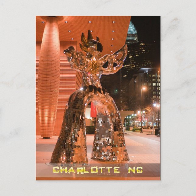 Charlotte nc postkarte (Vorderseite)