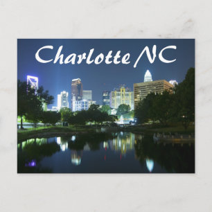 Charlotte NC Postkarte