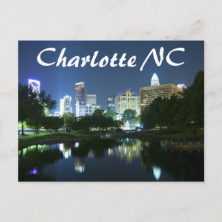 Charlotte NC Postkarte