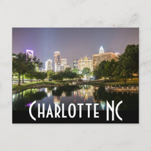 Charlotte NC Postkarte
