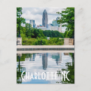 Charlotte NC Postkarte