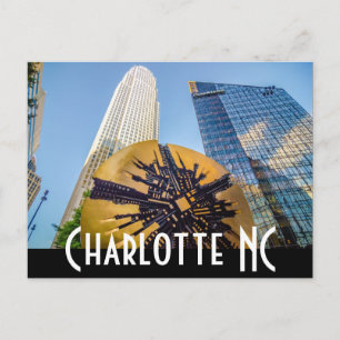 Charlotte NC Postkarte