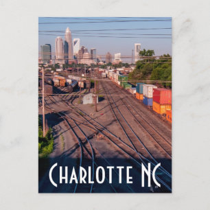Charlotte NC Postkarte