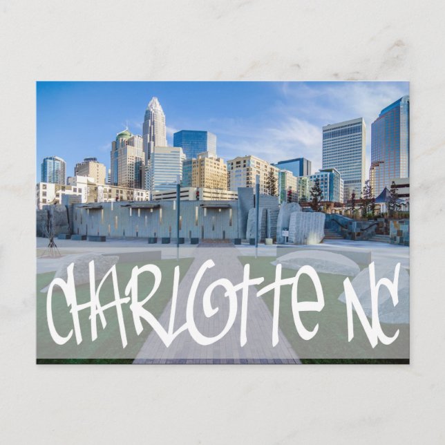 Charlotte nc postkarte (Vorderseite)
