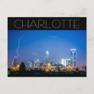 Charlotte NC Postkarte