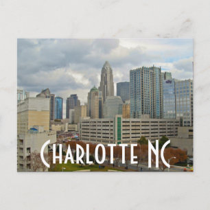 Charlotte NC Postkarte