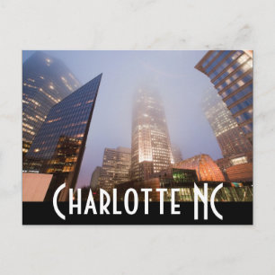 Charlotte NC Postkarte