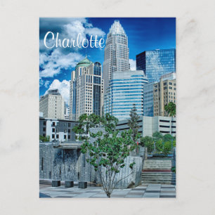 Charlotte NC Postkarte