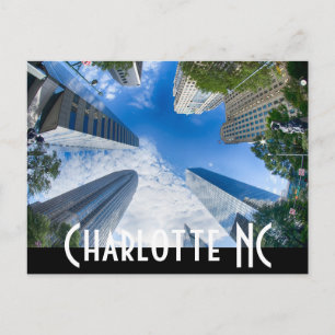 Charlotte NC Postkarte