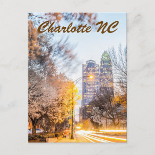 Charlotte NC Postkarte