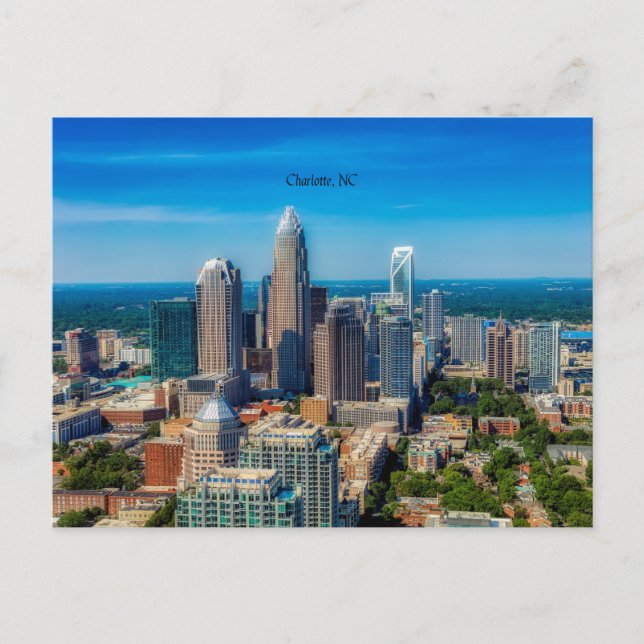 Charlotte, North Carolina City, Postkarte (Vorderseite)