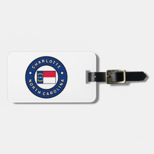 Charlotte North Carolina Gepäckanhänger