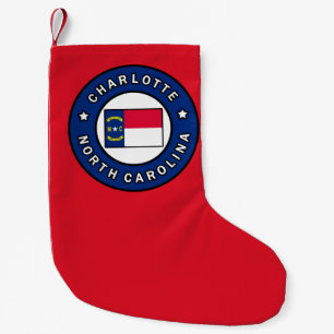 Charlotte North Carolina Kleiner Weihnachtsstrumpf