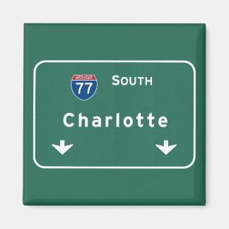 Charlotte North Carolina nc Interstate Highway : Magnet