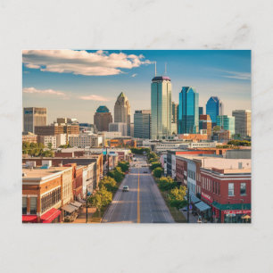 Charlotte North Carolina Postkarte