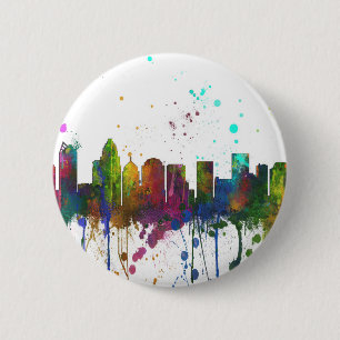 CHARLOTTE, NORTH CAROLINA-SKYLINE BUTTON