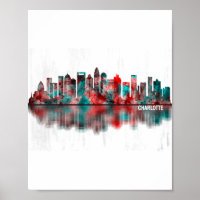 Charlotte North Carolina Skyline