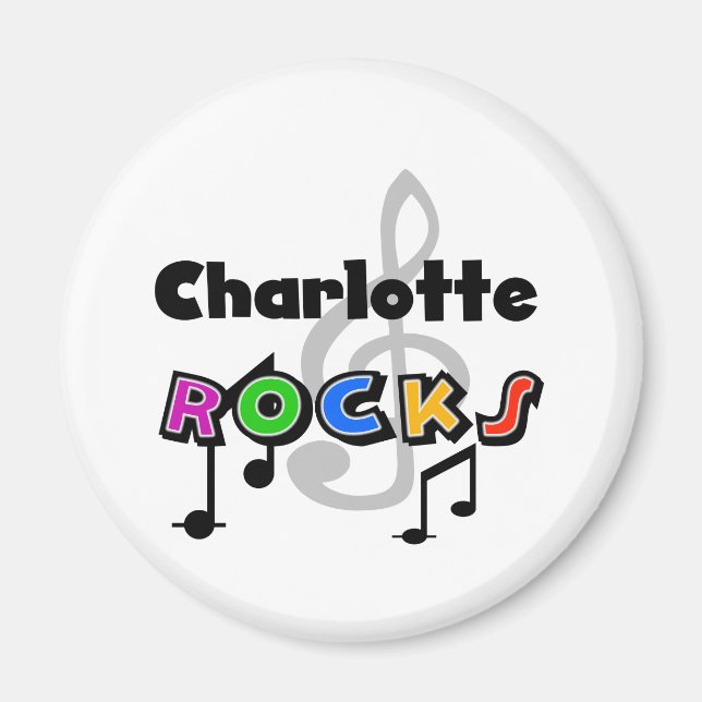 Charlotte Rocks Magnet (Vorne)
