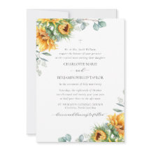 Charlotte Rustic Sonnenblumen Katholische Hochzeit