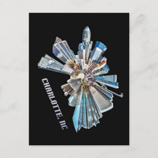 Charlotte Skyline Postkarte