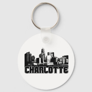 Charlotte Skyline Schlüsselanhänger