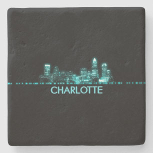 Charlotte Skyline Steinuntersetzer