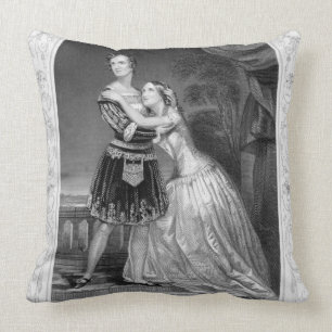 Charlotte und Susan Cushman als Romeo und Juliet, Kissen