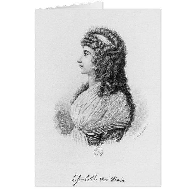 Charlotte von Stein, von Schardt né, tard (Devant)