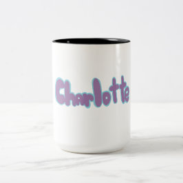 Charlotte zweifarbige tasse