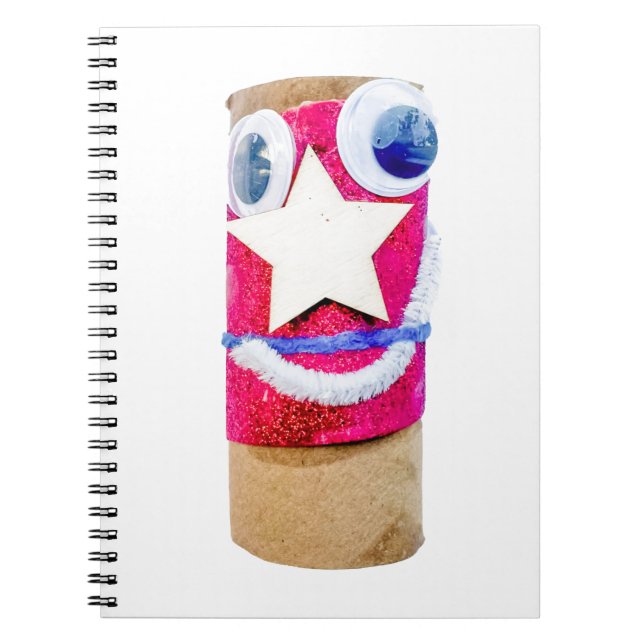 Charlottes Bastgeflecht Notizblock (Vorderseite)