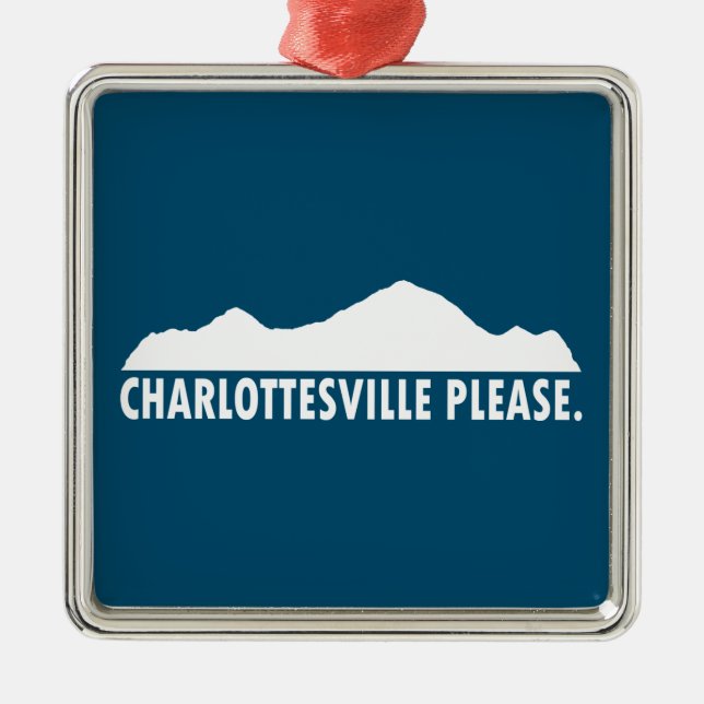 Charlottesville Ornament Aus Metall (Vorne)