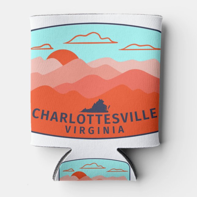 Charlottesville Virginia Außenbereich Dosenkühler (Vorderseite)