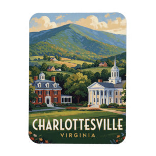 Charlottesville Virginia Blue Ridge Reise Magnet