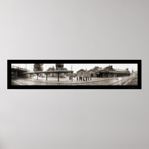 Charlottesville-Zug-Foto 1915 Poster