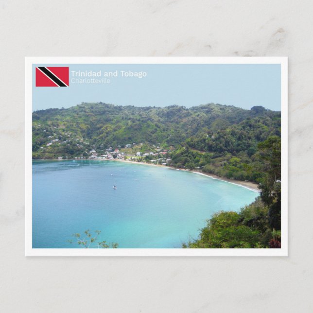 Charlotteville - Trinidad und Tobago Postkarte (Vorderseite)