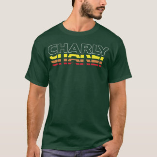 Charly Vorname Lustig Vintage Sonnenuntergang Char T-Shirt