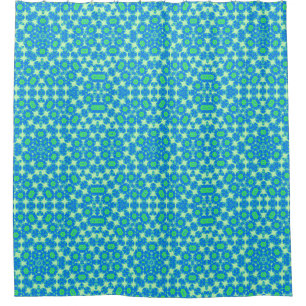Charm Blue Green M-L Duschvorhang
