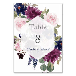 Charm Lavender Lila Blumenblüte Tischnummer