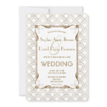 Charm Old Hollywood Great Gatsby White Wedding