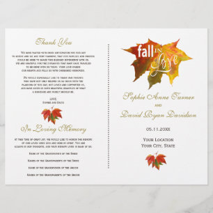 Charm Watercolor Blush Pink Floral Wedding Program Flyer