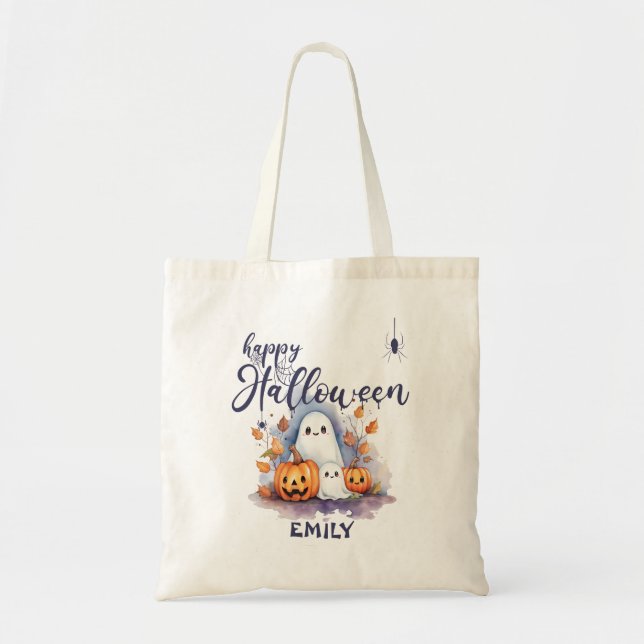 Charmant Halloween Personnalisable Trick Ou Sac De (Devant)