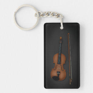 Charmant Violon Miniature & Bow musique classique